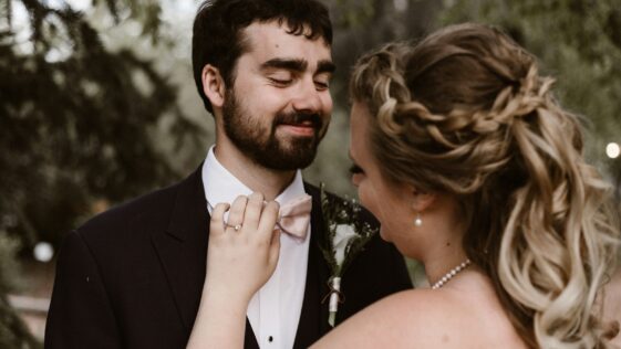 newly wed happy photo