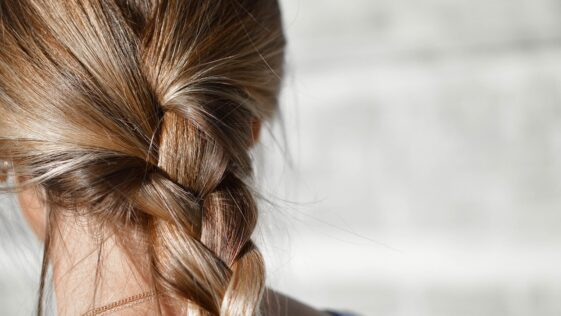 woman, hair, braid