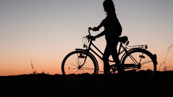 girl, bicycle, bike