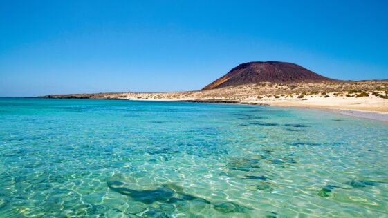 playa francesca, la graciosa, canary islands