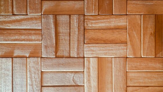 a close up view of a wooden wall