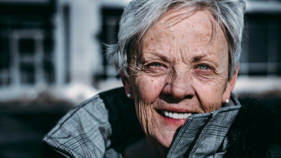 smiling woman