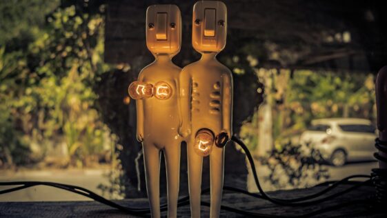 lighted switch character decor