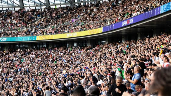 people at the bleachers of the stadium