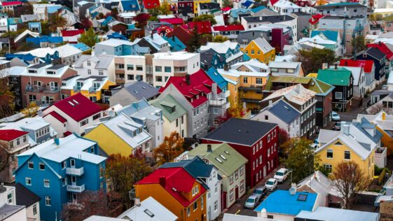 aerial view of houses during daytime